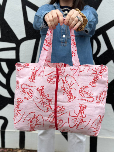 Day Tripper Tote Bag - PINK CRAY