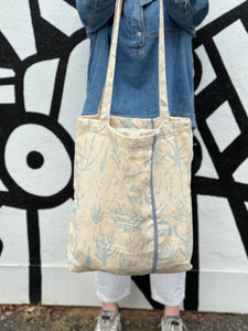 Baguette Tote Bag - CHAMBRAY CORAL