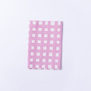 Gingham in Lilac Napkin -  SET OF FOUR