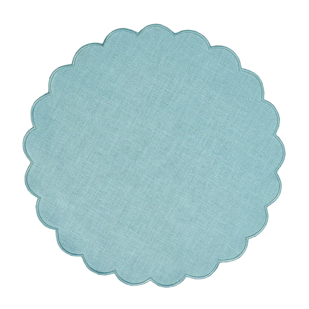 Scallop Edged Placemat - CHAMBRAY