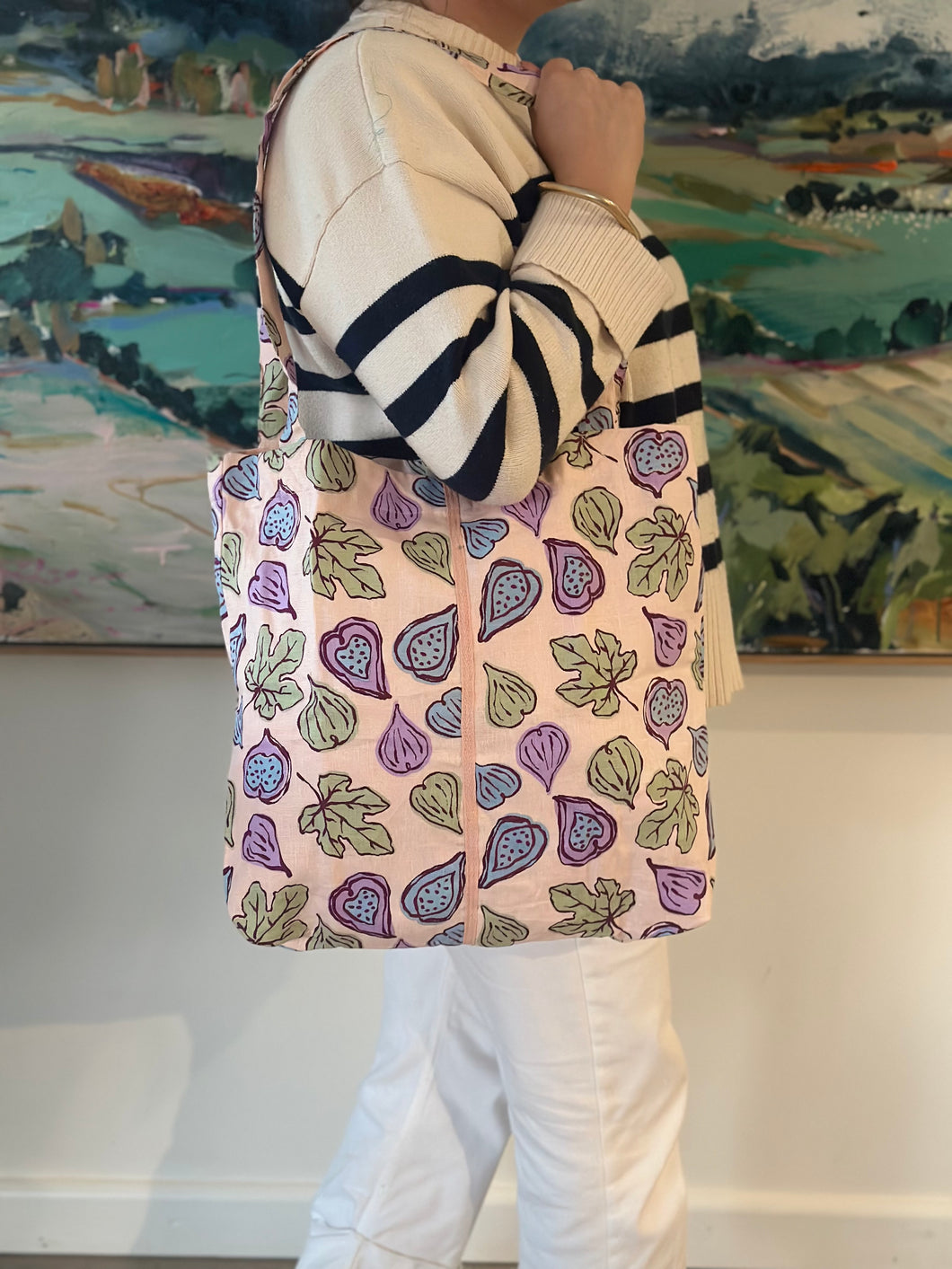 Baguette Tote Bag - FIG