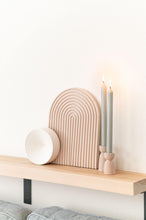 Concrete Candle Holder - DUSTY ROSE