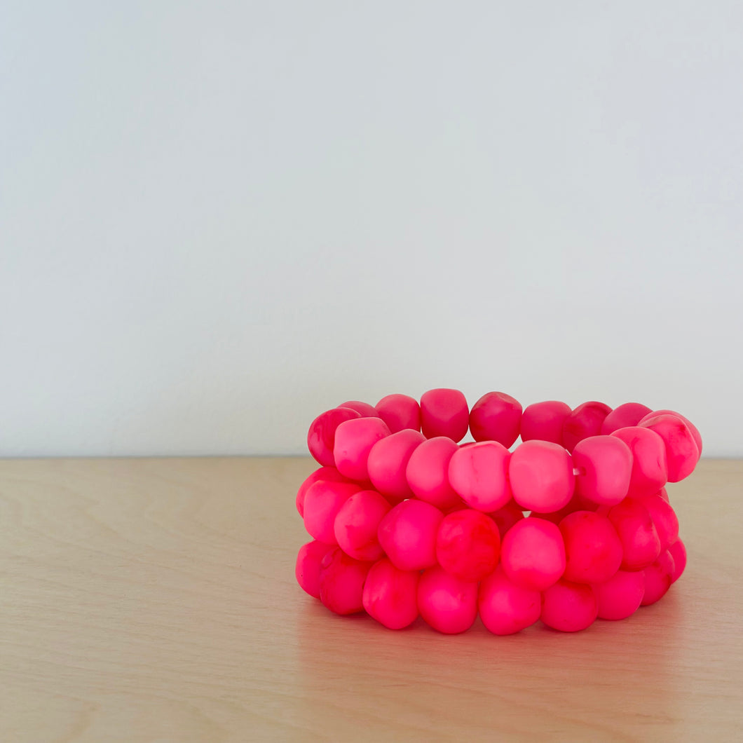 Resin Bracelet - BARBIE PINK