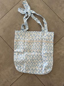 Baguette Tote Bag - CHAMBRAY VIENNETTA