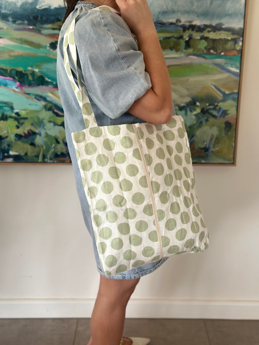 Baguette Tote Bag - GUM POLKA