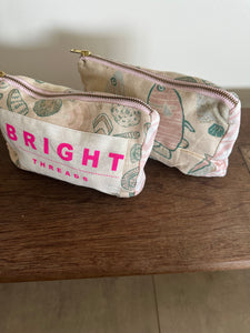 Makeup Pouch - SHELL/FISH COMBO