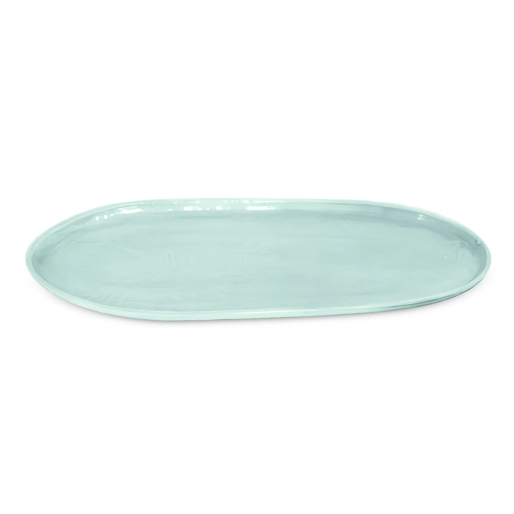Large Oval Platter - AQUA