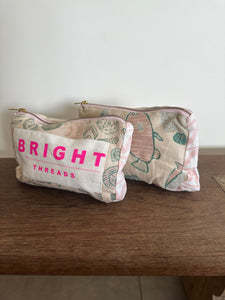 Makeup Pouch - SHELL/FISH COMBO