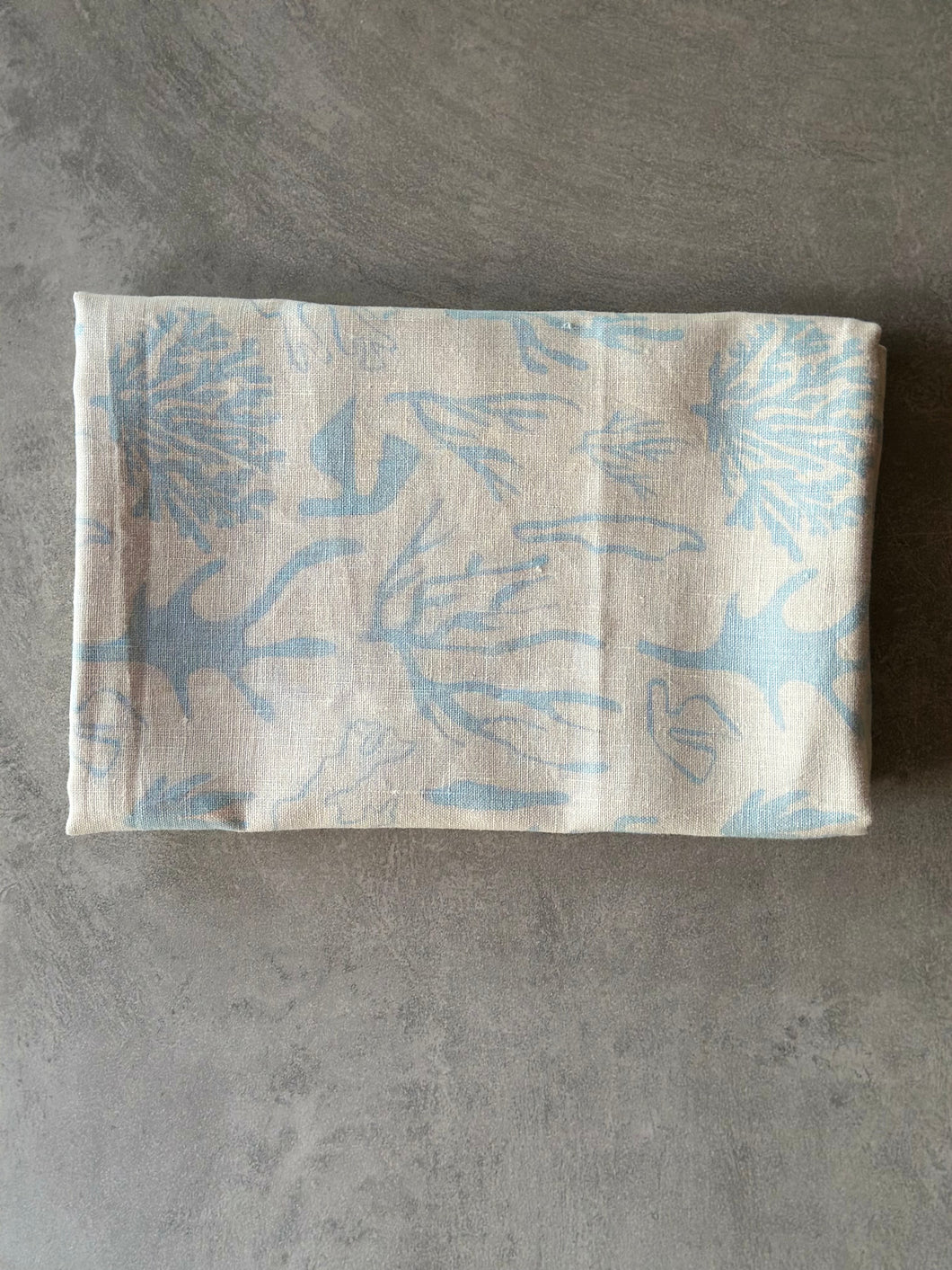 I'm not Perfect - Chambray Coral Table Runner