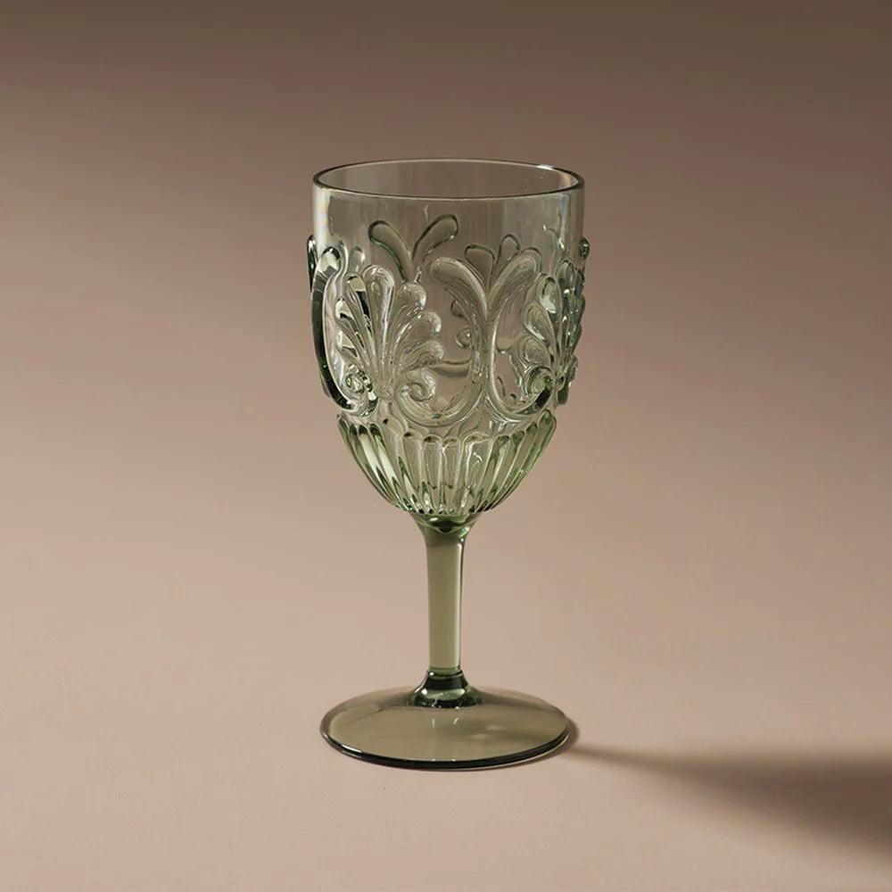 Acrylic Wine Glass - GREEN