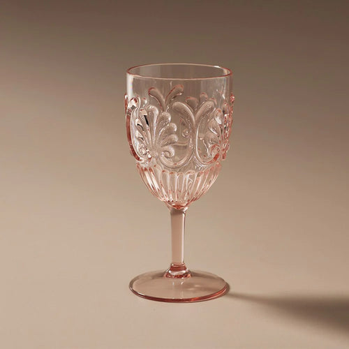 Acrylic Wine Glass - PALE PINK