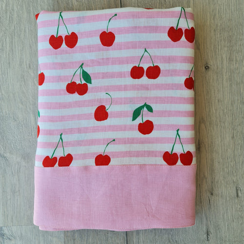 Cherry Print Tablecloth