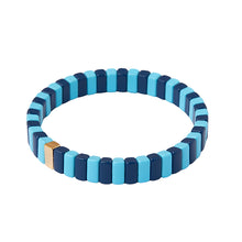 Candy Stripe Bracelet - BLUE