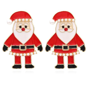 Santa  Earrings