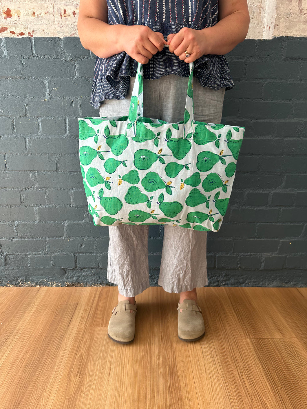 Tote Bag - PEAR PRINT