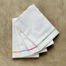 Embroidered Pastel Napkin - SET OF FOUR