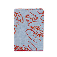 Cray on Navy Stripe Napkin -  SET OF FOUR