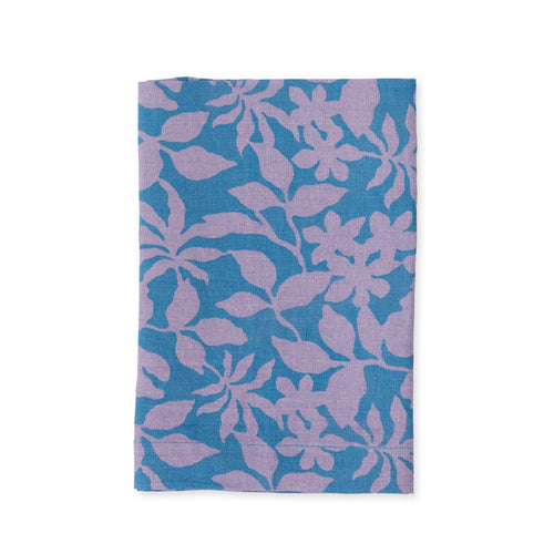 Flower Press Napkin in AQUA - SET OF FOUR
