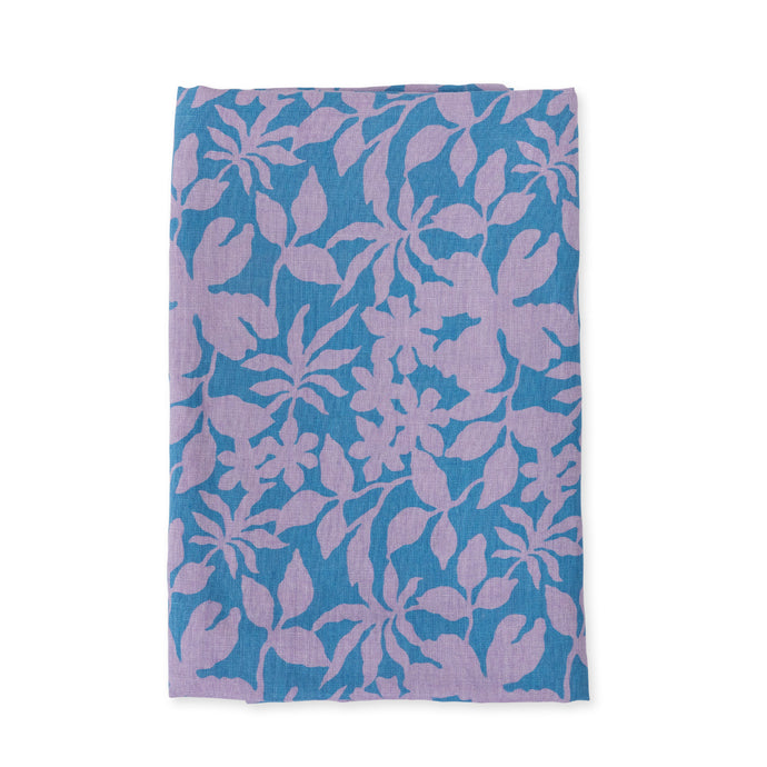 Flower Press in AQUA - Table Runner