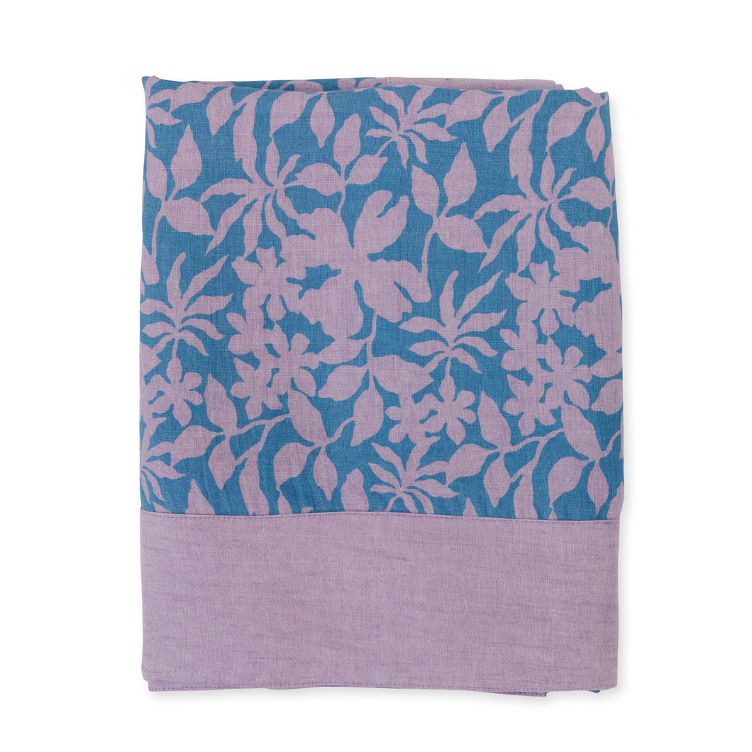 Flower Press in AQUA - Tablecloth