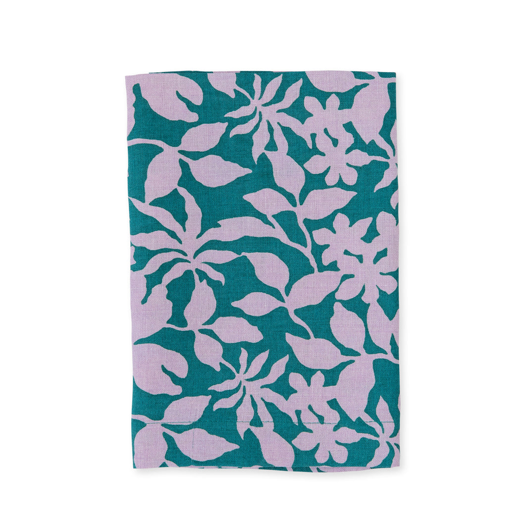 Flower Press Napkin in FOREST - SET OF SIX