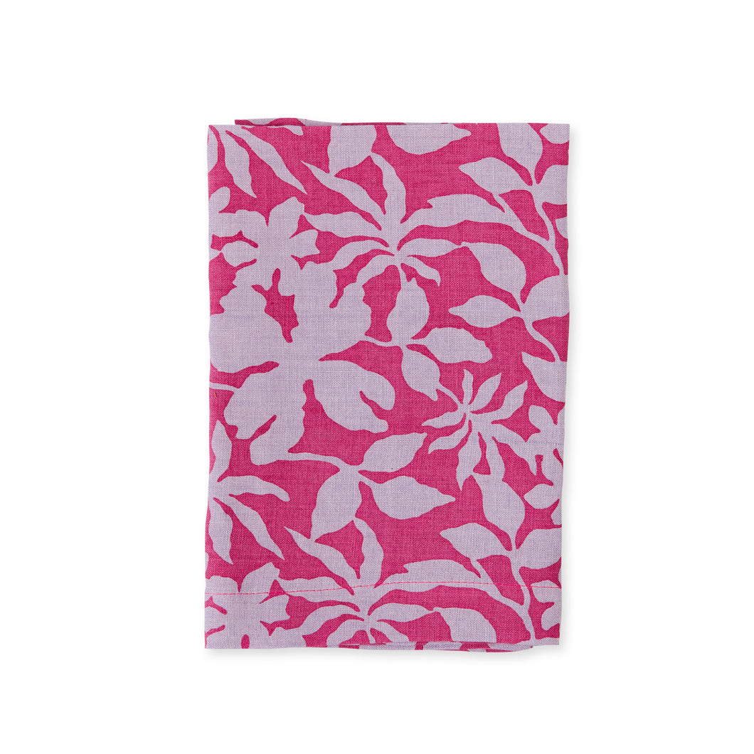 Flower Press Napkin in MAGENTA - SET OF FOUR
