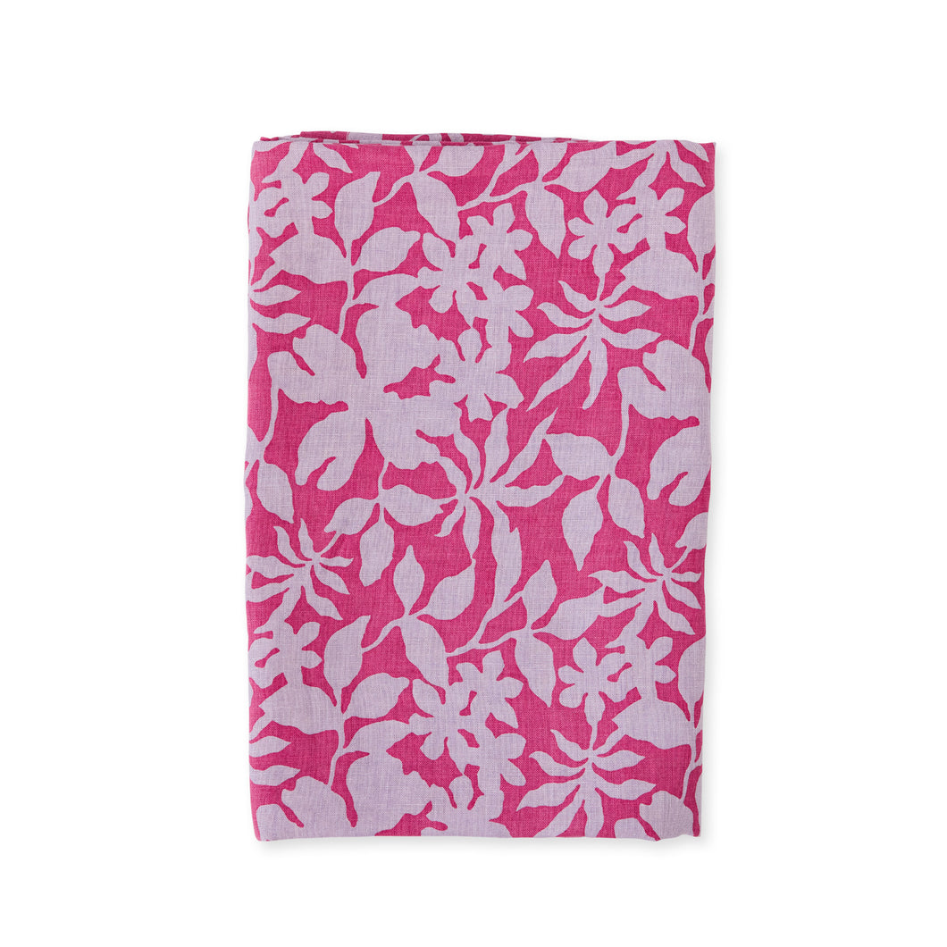 Flower Press in MAGENTA - Table Runner
