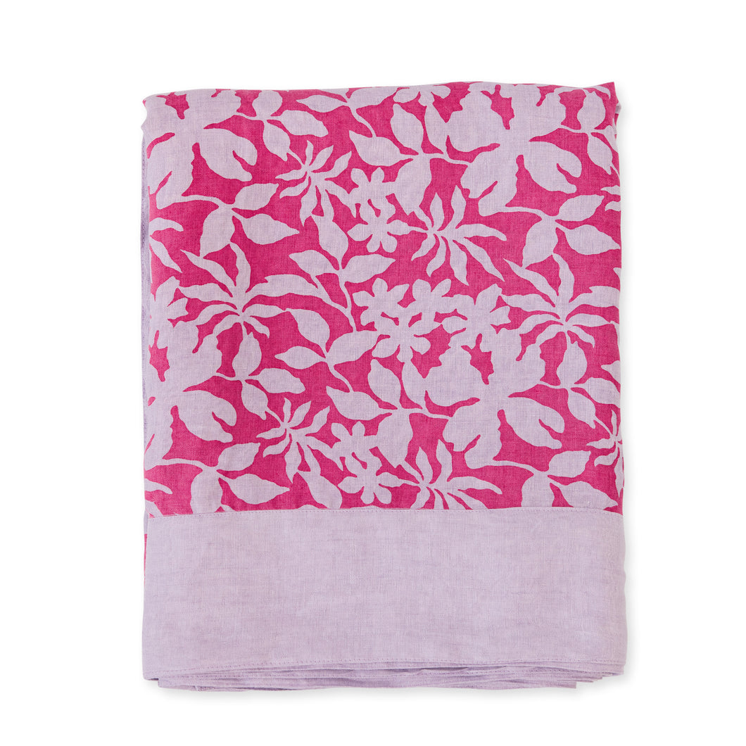 Flower Press in MAGENTA - Tablecloth