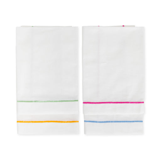 Embroidered Pastel Napkin - SET OF FOUR