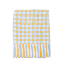 CHAMBRAY SUNSHINE CHECK TABLECLOTH