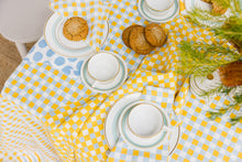 SUNSHINE CHAMBRAY CHECK TABLE RUNNER