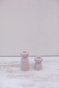 Concrete Candle Holder - TERRACOTTA