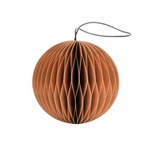 CLAY PAPER SPHERE ORNAMENT H8.5CM