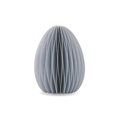 Dusty Blue Standing Easter Egg - LARGE
