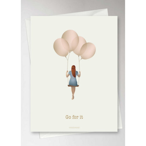 GO FOR IT BALLOON DREAM - Greeting Card A6