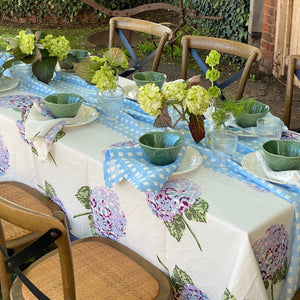 Hydrangea Flower Tablecloth