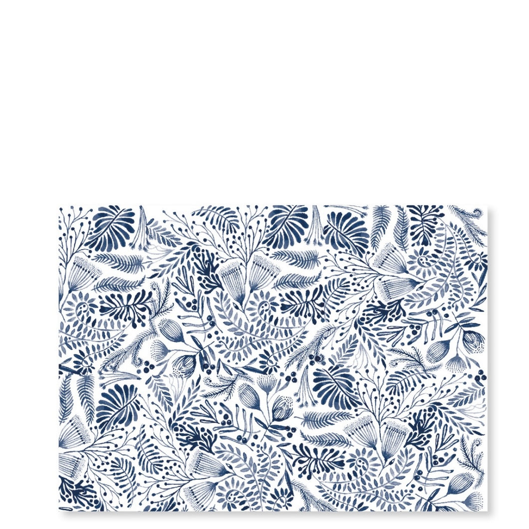 Christmas Paper Placemats - BLUE