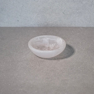 Resin Trinket Bowl - WHITE