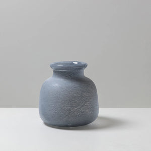 Byron Round Glass Vase - CEMENT