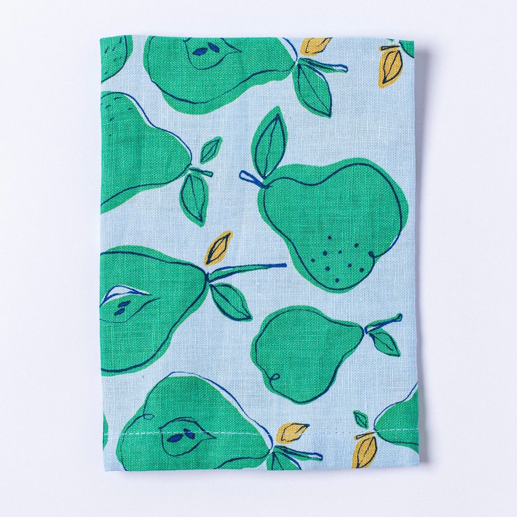 Green Pear Tea Towel