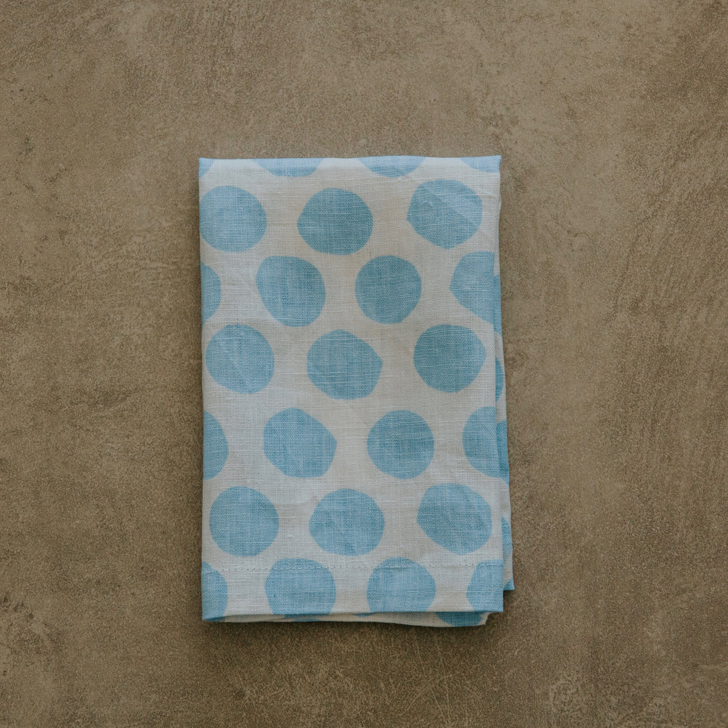 I'm not Perfect - Chambray Polka Dot Napkin - SET OF FOUR